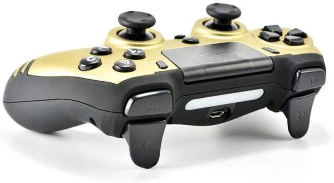 Steelplay MetalTech Wireless Controller PS4/PC - Gold 