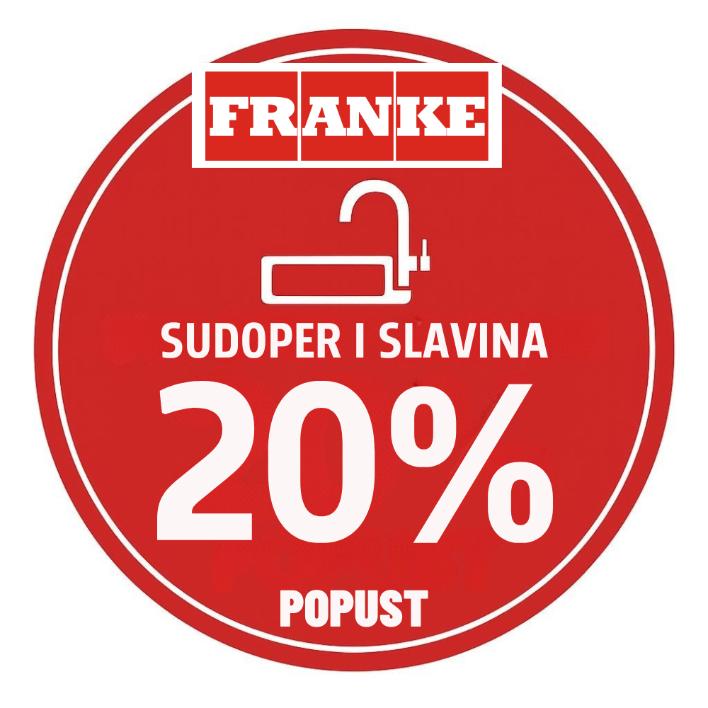 20% na FRANKE SUDOPER + SLAVINA